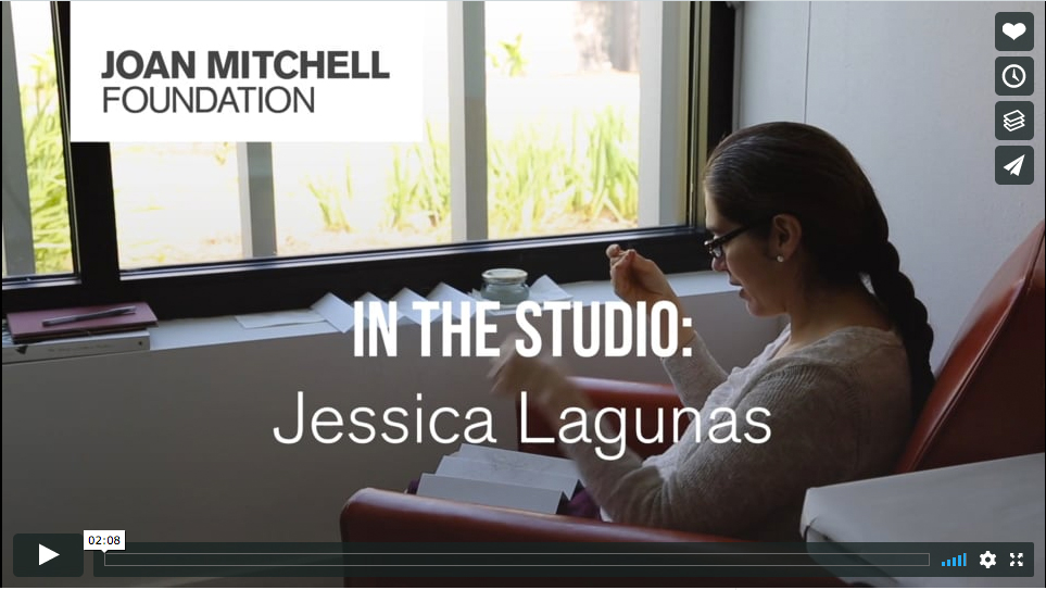 Jessica Lagunas' at Joan Mitchell Center 2018